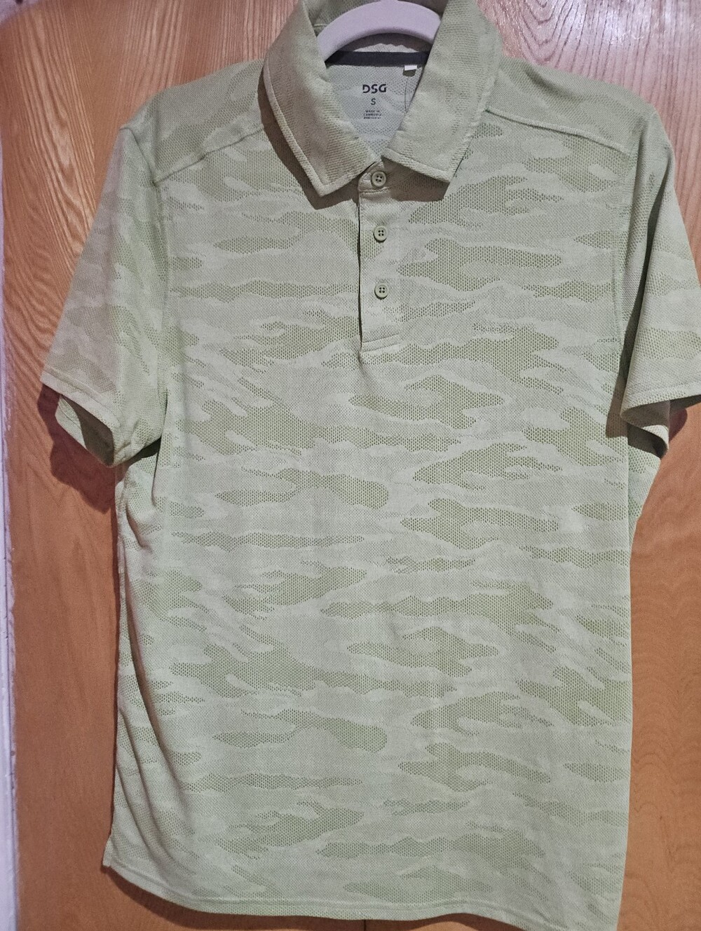 DSG Light Green Camo Polo Shirt